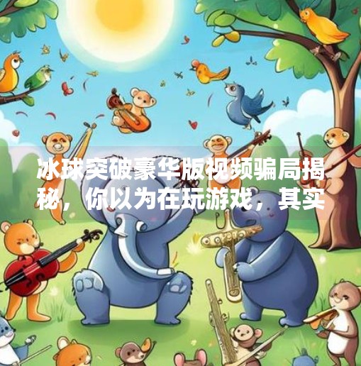 冰球突破豪华版视频骗局揭秘，你以为在玩游戏，其实是在被收割！冰球突破豪华版视频骗局